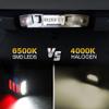 RUXIFEY Chrome LED License Plate Lights Red Neon Tube Tag Light Compatible with Chevy Silverado GMC Sierra 1500 2500 3500 HD Yukon XL Cadillac Escalade EXT view 4