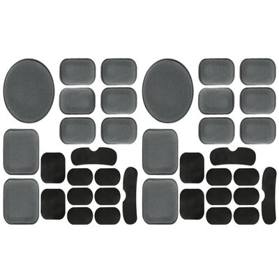 AOUTACC Universal Airsoft Helmet Pads, Helmet Replacement Foam Padding Kits Set Accessories Mats for Fast-Style/Mich/ACH/PASGT Helmet (Grey-2 Sets)