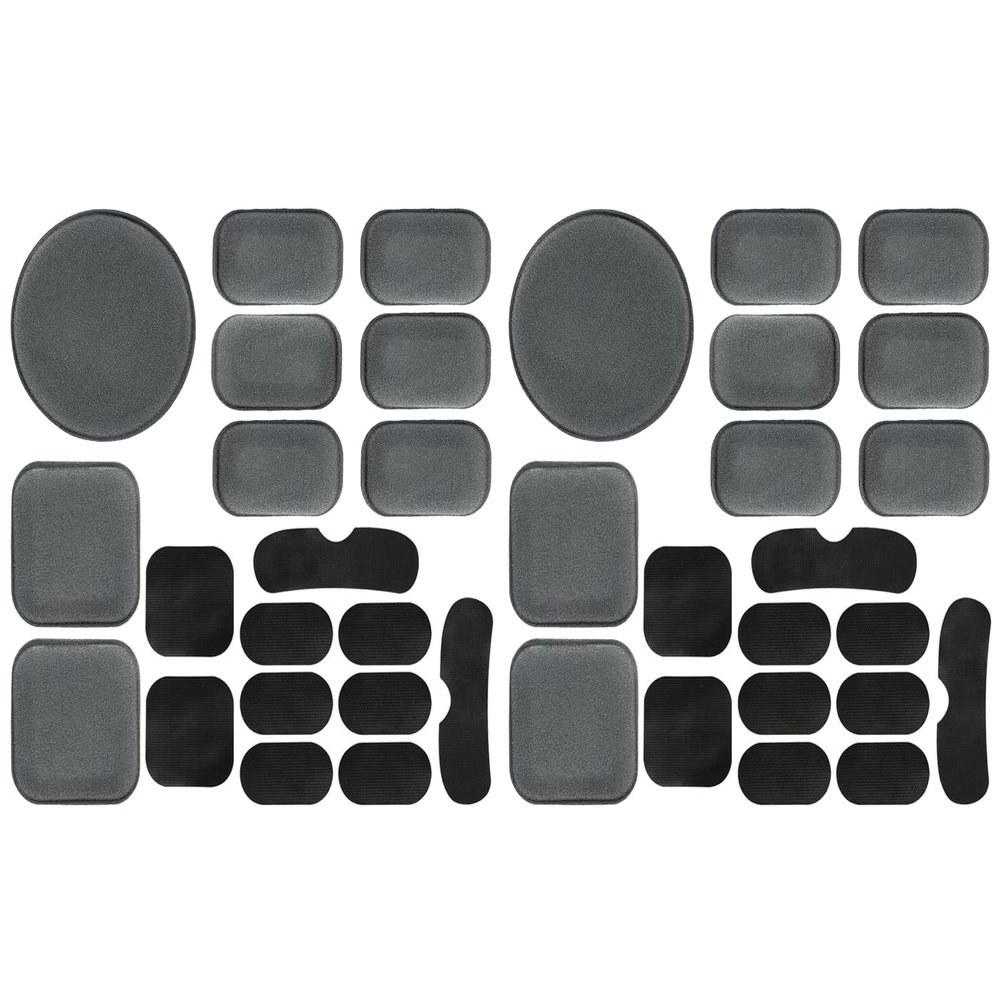 AOUTACC Universal Airsoft Helmet Pads, Helmet Replacement Foam Padding Kits Set Accessories Mats for Fast-Style/Mich/ACH/PASGT Helmet (Grey-2 Sets)