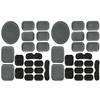 AOUTACC Universal Airsoft Helmet Pads, Helmet Replacement Foam Padding Kits Set Accessories Mats for Fast-Style/Mich/ACH/PASGT Helmet (Grey-2 Sets) view 1