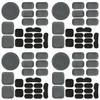 AOUTACC Universal Airsoft Helmet Pads, Helmet Replacement Foam Padding Kits Set Accessories Mats for Fast-Style/Mich/ACH/PASGT Helmet (Grey-4 Sets) view 1