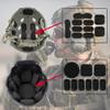 Aoutacc Universal Airsoft Helmet Pads, Helmet Replacement Foam Padding Kits Set Accessories Mats for Fast-Style/Mich/ACH/PASGT Helmet (Black-2 Sets) view 4