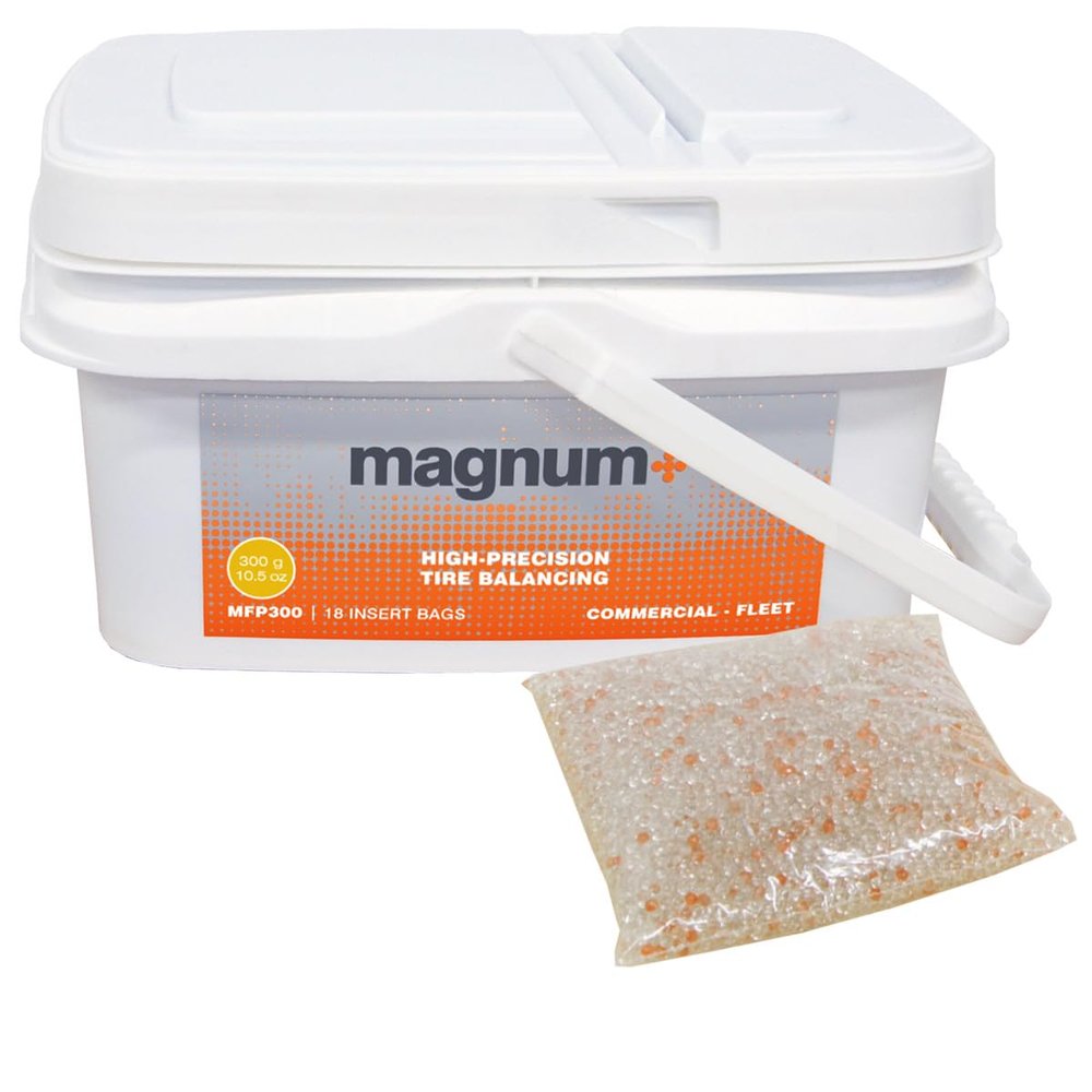 magnum+ Tire Balancing Beads - Fleet tub of 18 bags x 10.5 oz/300 g