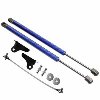 TSUBASA Lift Supports Struts for Mazda CX-30 2019-2023 Front Bonnet Hood Modify Carbon Fiber Gas Charged Shock Dampers Spring Bar (2 PCS) (Blue Carbon Fiber)