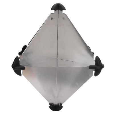 Acouto Reflectors 10pcs Aluminum Octahedral Type Reflectors 12x12 Inches for Sailboats Motorboat