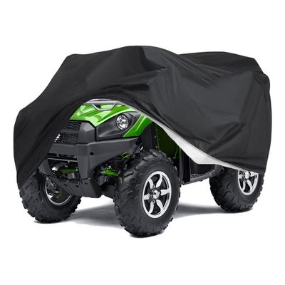 Gicov ATV Cover Waterproof Heavy Duty ATV Outdoor Storage Cover with Elastic Hem Quad Cover for Kawasaki, Arctic Cat, Honda, Polaris,Yamaha All Weather 4 Wheeler Protection