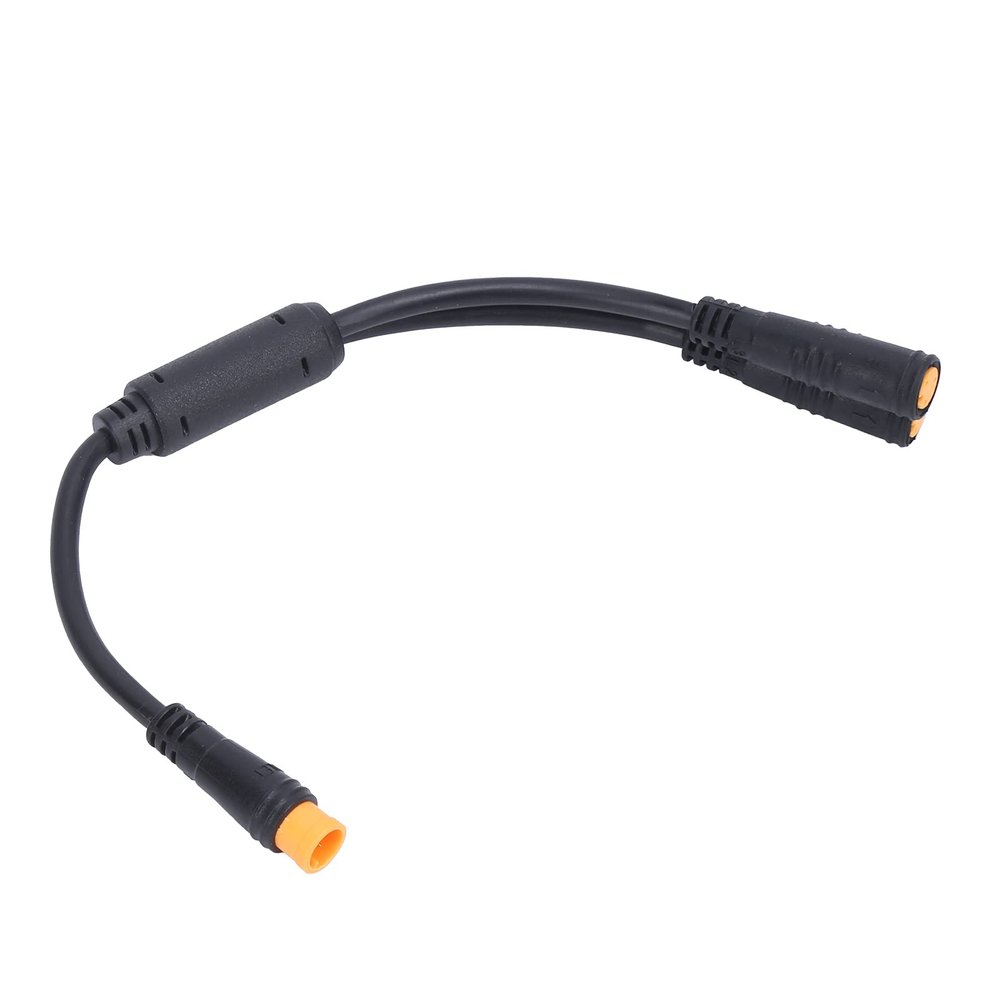 Y Splitter 1T2 Cable Wiring Harness, 3 Pin Connector 1T2 Extension Cable Portable Waterproof Cable Controller for BBS02 BBSHD BBS01