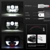 300W 7X6 5X7 Led Headlights Brighter Upgraded Led Sealed Beam Headlamps with High Low Beam H6054 6054 Led Headlights Replacement with H4 Adapters,1pcs view 2