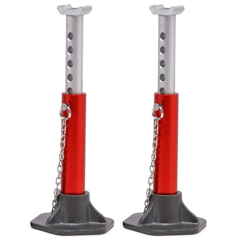 Integy Adjustable Heights 61-88mm Model Jack Stands (2) for 1/10 Scale