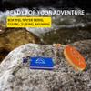 Riverruns Floating Key Ring Glow in Dark Lightweight Water Buoyant Key chain, Boat Kayak Key Chains for Water Sports (Orange-Large-1pack) view 4