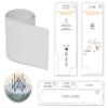 WilderWild Bike Fork and Chainstay Protector Tape - High Impact Vinyl (4'x36) MTN Bike Frame Protector, Clear Matte view 1