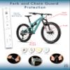 WilderWild Bike Fork and Chainstay Protector Tape - High Impact Vinyl (4'x36) MTN Bike Frame Protector, Clear Matte view 2