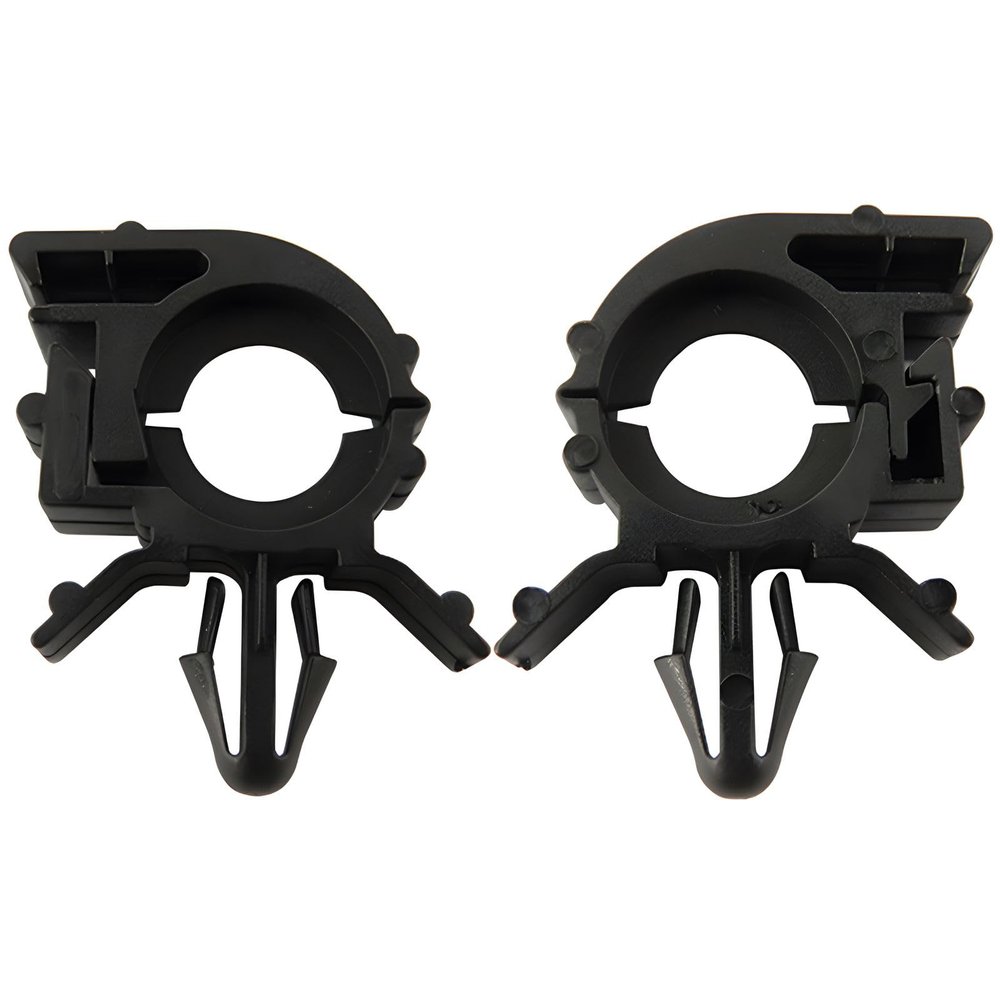 Woodzdon 30 Pcs 1/2" OD 11/32" ID Wire Loom Routing Clip Retainer for GM 8911473 for Auveco 14544 Black Nylon Convoluted Conduit Wiring Harness for Buick for Cadillac for Chevrolet for GMC for Pontiac