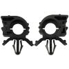 Woodzdon 30 Pcs 1/2" OD 11/32" ID Wire Loom Routing Clip Retainer for GM 8911473 for Auveco 14544 Black Nylon Convoluted Conduit Wiring Harness for Buick for Cadillac for Chevrolet for GMC for Pontiac view 1