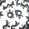 Woodzdon 30 Pcs 1/2" OD 11/32" ID Wire Loom Routing Clip Retainer for GM 8911473 for Auveco 14544 Black Nylon Convoluted Conduit Wiring Harness for Buick for Cadillac for Chevrolet for GMC for Pontiac view 4