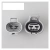 Guangcheng 2 Sets 2 Pin Auto Waterproof Electronic Fan Connector Female Male Plug Compatible with Toyota Ford Focus Mazda Haima 176142-2 76143-6 (Color : Black, Package : 2 Set of Female) view 3