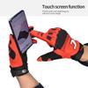 CHCYCLE Dirt Bike Gloves Mountain Bike Motocross Motorcycle Gloves for Men Motorbike ATV Racing Touch Screen Full Finger Glove for Cycling BMX MTB MX Climbing (X-Large, Red) view 3