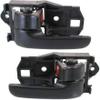 Replacement Interior Door Handle Mechanics Choice for 97-2001 Toyota Camry 98-2003 Sienna Set of 2 Black view 1