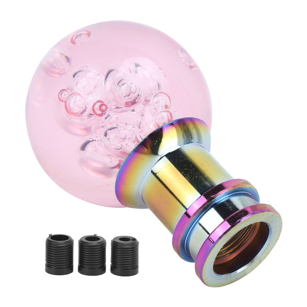 Aramox Manual Shift Knob Crystal Bubble Acrylic with 8/10/12mm