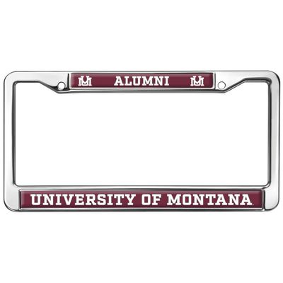 University of Montana Alumni Logo Full Size Standard License Plate Metal