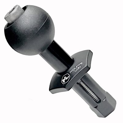 Mounts Lab motomount Ninja- Kawasaki Ninja Motorcycle for 12mm Hexagon Hole Mount/Fork stem Base with 1inch(25mm) TPU Ball- Compatible with Phone/Camera/GPS Mount(Adapter)