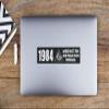 1984 was Not an Instruction Manual Small Laptop Car Bumper Sticker Water Bottle Decal 6.5-by-1.75 Inches (Vinyl Sticker) view 2