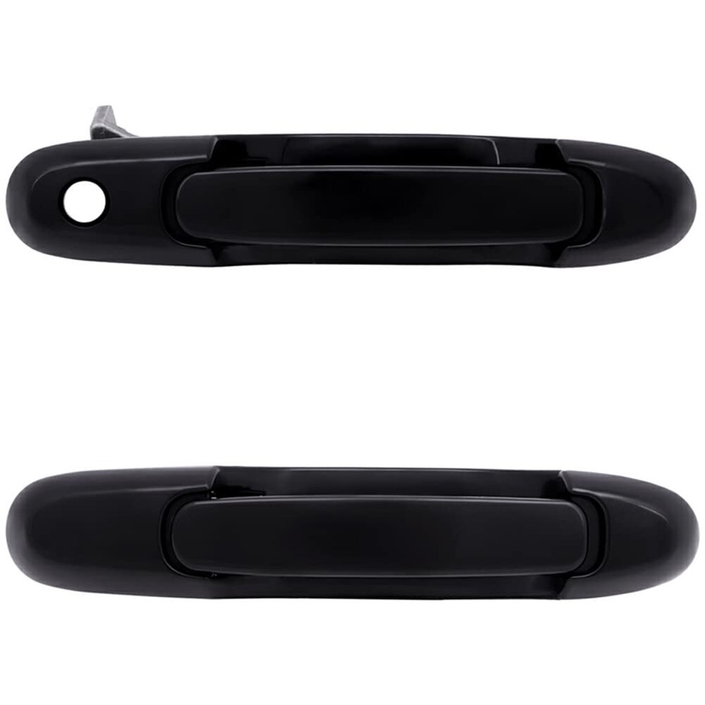 LUJUNTEC Exterior Door Handles,Front Rear Outside Door Handles,Passenger Right Side,Replacement for 1998-2003 for Toyota for Sienna,2pcs Balck Handles Replace