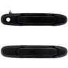 LUJUNTEC Exterior Door Handles,Front Rear Outside Door Handles,Passenger Right Side,Replacement for 1998-2003 for Toyota for Sienna,2pcs Balck Handles Replace view 1