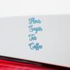 Decal Stickers of Flour Sugar Tea Coffee 2 (Azure Blue) (Set of 2) Premium Waterproof Vinyl Decal Stickers for Laptop Phone Accessory Helmet Car Window Mug Tuber Cup Door Wall - ANDstic110774BE view 4