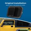 LUJUNTEC 1997-2004 for Jeep for Wrangler - Interior & Exterior Front Door Handle Set - Driver Side - 2pcs - Black - OEM Replacement Parts 55176383AE, 79398, 55176477, 55176477AB, 79540 view 3