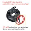 AMOPA 50' x 1/4" Synthetic Winch Rope Kit w/Hawse Fairlead & Stopper view 2