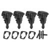 X AUTOHAUX 4pcs Car Front Windshield Wiper Washer Nozzle for Chrysler 200 2011-2014 for Jeep Patriot 2008-2017 68024312AB view 1