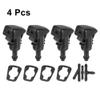 X AUTOHAUX 4pcs Car Front Windshield Wiper Washer Nozzle for Chrysler 200 2011-2014 for Jeep Patriot 2008-2017 68024312AB view 4
