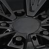 14x1.5 Bulge Acorn Spline Lug Nuts 1.38" 5 Lug Install Kit Black view 4