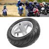 Pocket Bike Tire, Mini Pocket Inner Tube Anti-Skid Wheel Rim Thickened Rubber Rear Wheel Tire Pocket Bike Wheel Tyre Bike Accessories ATV/UTV Spare Parts Fit for Pocket Bike view 2