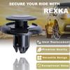Rexka 30pcs Radiator Cover Clips Compatible with Toyota Lexus 90467-08217 4Runner FJ Cruiser Tacoma GX470 view 3
