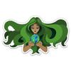 Mother Earth Beautiful Protect Our Planet - 5" Vinyl Sticker - for Car Laptop I-Pad - Waterproof Decal view 1