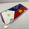 Eurosport Daytona- Compatible with -, Acadiana Flag - Stainless Steel License Plate view 2