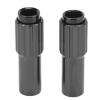 VBESTLIFE Cable Adjusters, Brake Cable Adjuster Screw Aluminum Alloy Cable Adjuster for Road Mountain Bike(Black) view 1