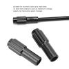 VBESTLIFE Cable Adjusters, Brake Cable Adjuster Screw Aluminum Alloy Cable Adjuster for Road Mountain Bike(Black) view 4