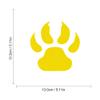 4pcs Reflective Paw Print Stickers, Paw Stickers for Cars, Highly Reflective Stickers Animal Footprint Decals, No Background Vinyl Stickers for Cars Windows Walls Laptops etc (Blue) view 4