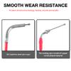 NIBBI Throttle Cable,71" Go Kart Throttle Cable,Universal Motorcycle Throttle Cable for Minibike Yamaha TaoTao Kymco SYM GY6 Scooter 125 150 Moped(RED) view 2