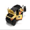 Jada Just Trucks 1:24 Toyota FJ Cruiser with Rack Die-cast Car Yellow, Toys for Kids and Adults view 2