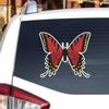 Beautiful Butterfly Colorful Vinyl Decal Sticker for Car Boat Laptop Reflective Glossy Choose Size 032104 (16'' x 14" (40.6cm x 35.7cm), Glossy) view 1