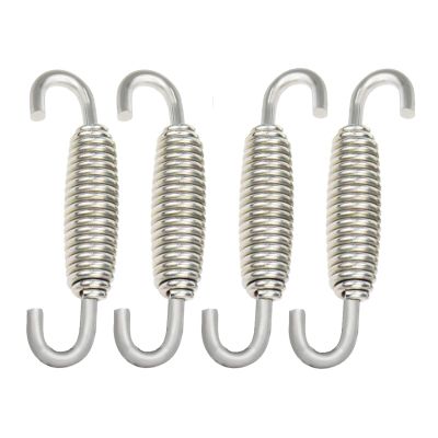 AICARS Motorcycle Springs: Stainless Steel Muffler Pipe Springs with Hooks, 58mm for Motorcycle Scooter Snowmobile ATV(4 Pack)