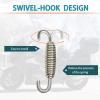 AICARS Motorcycle Springs: Stainless Steel Muffler Pipe Springs with Hooks, 58mm for Motorcycle Scooter Snowmobile ATV(4 Pack) view 3