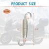 AICARS Motorcycle Springs: Stainless Steel Muffler Pipe Springs with Hooks, 58mm for Motorcycle Scooter Snowmobile ATV(4 Pack) view 4