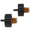 JZGRDN 2X Fuel Filter 8R4-24560-00 8F3-25460-00 Compatible with Yamaha ET250 BR250 G2 G5 G8 G9 G11 G21 Gas Golf Cart view 2