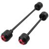 Crash Protector Frame Slider Compatible With NINJA 650 ZX6R ZX10R Z900 RS Z650 ZX14R ZX10RR Front Rear Wheel Axle Fork Swing Arm Crashing Pad Protection Plastic (Red,ZX-6R 2003-2004) view 4