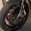Crash Protector Frame Slider Compatible With NINJA ZX6R ZX10R ZX14R ZX10RR ZX6RR ZZR1400 Front Rear Wheel Axle Fork Swing Arm Crashing Pad Protection Plastic (Black,ZX-10R 2008-2009) view 3